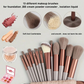 13 PCS Makeup Brushes Set Eye Shadow Foundation Women Cosmetic Brush Eyeshadow Blush Beauty Soft Make Up Tools Bag